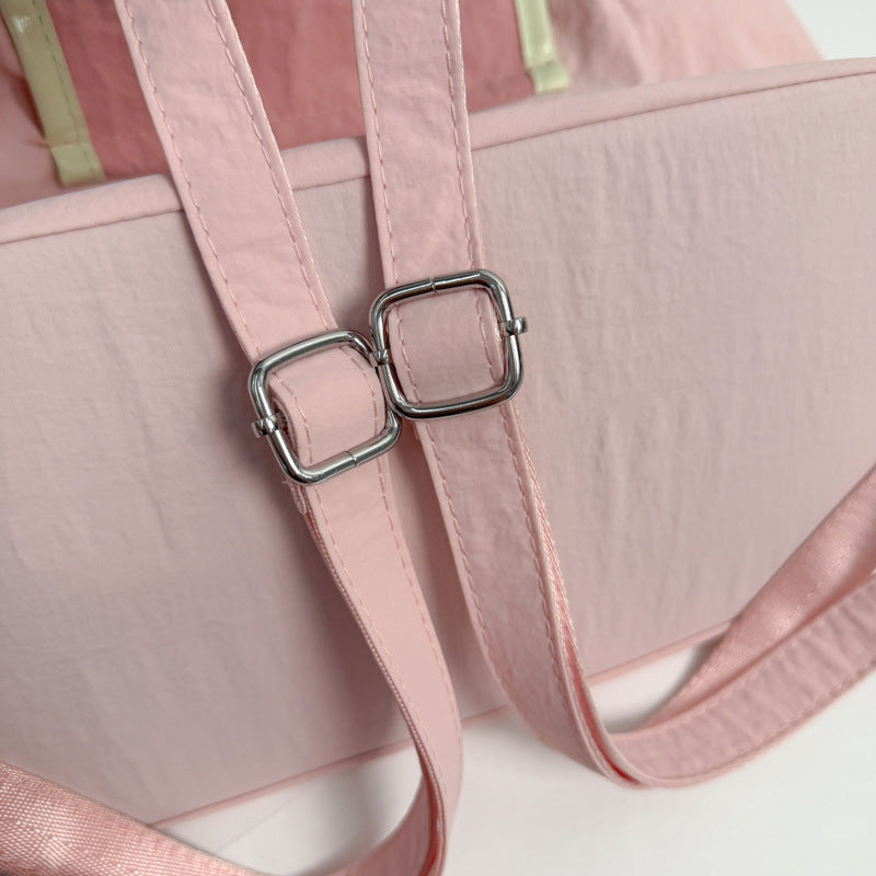 Women's Idle Style Fashion Crescent Dumpling Simple Solid Color Women's Shoulder Bag
