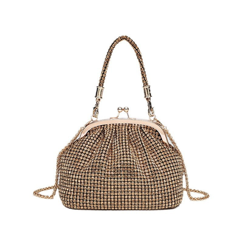 Women's Diamond Studded Hand Dinner Shiny Rhinestone Women's Messenger Bag
