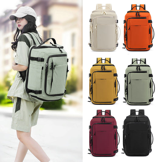 Women's & Men's Nylon Exercise Portable Computer Shoes Warehouse Leisure Backpack