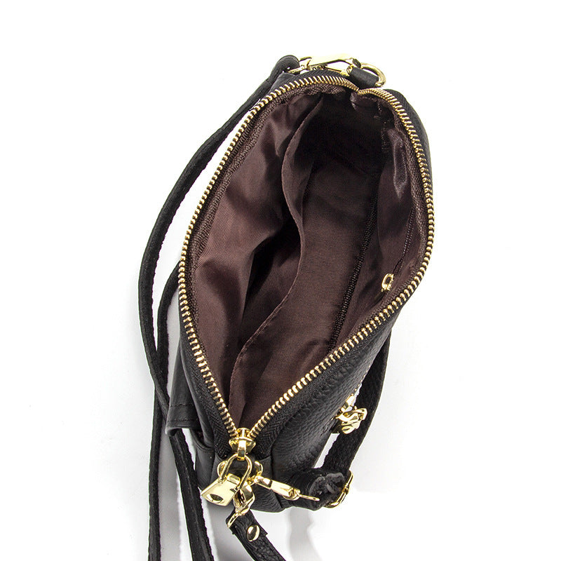 Women's Layer Cowhide Fashion Large Capacity Female Genuine Bags