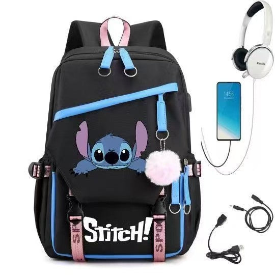 Charming Classic For Charging Large Capacity Leisure Backpack