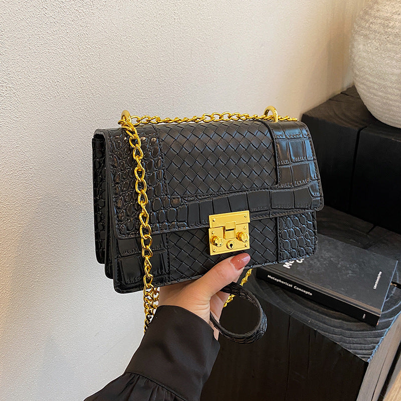 Charming Graceful Women's Fashion Woven Chain Women's Messenger Bag