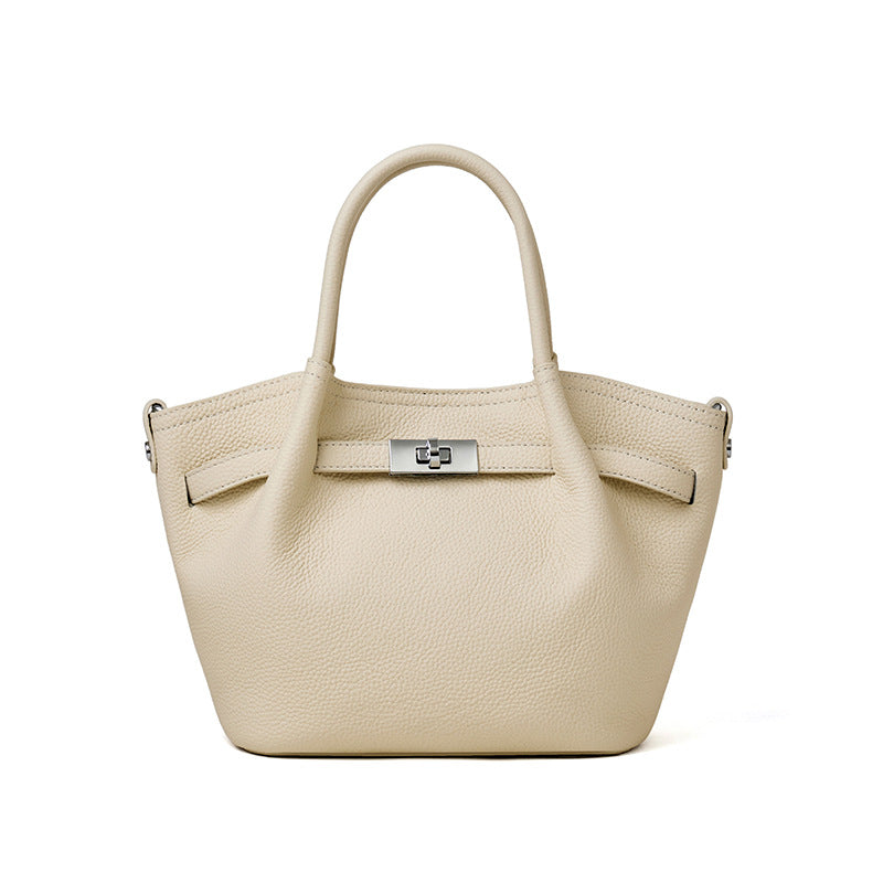 Women's Genuine Leather Vegetable Basket High-grade Fashion Women's Messenger Bag
