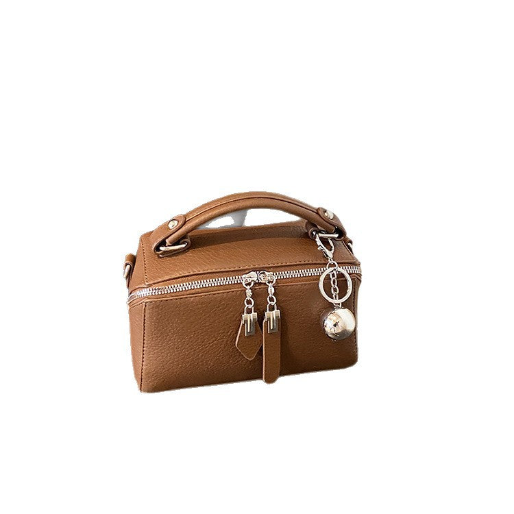 Women's Stylish Good Texture Retro Simple Boston Underarm Bag