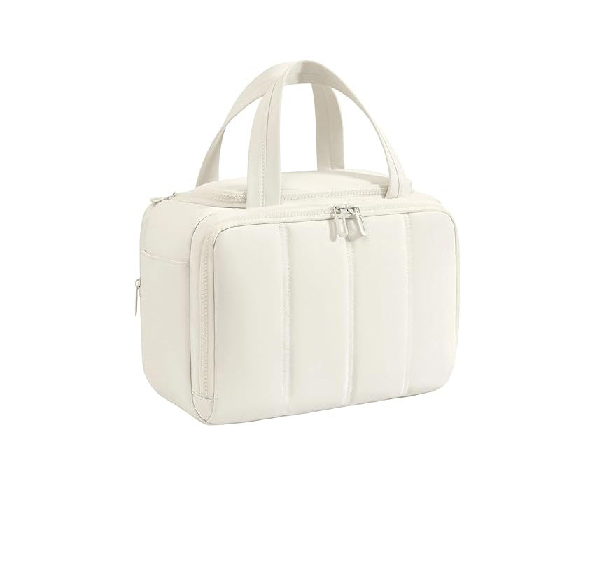 Large Capacity Lightweight Opening Wash Quilted Bags