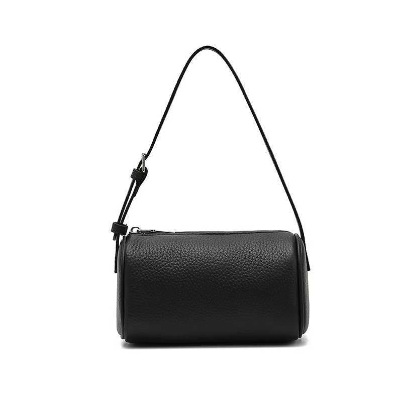 Women's Fashion Leather Pencil Design High-grade Cylinder Women's Messenger Bag