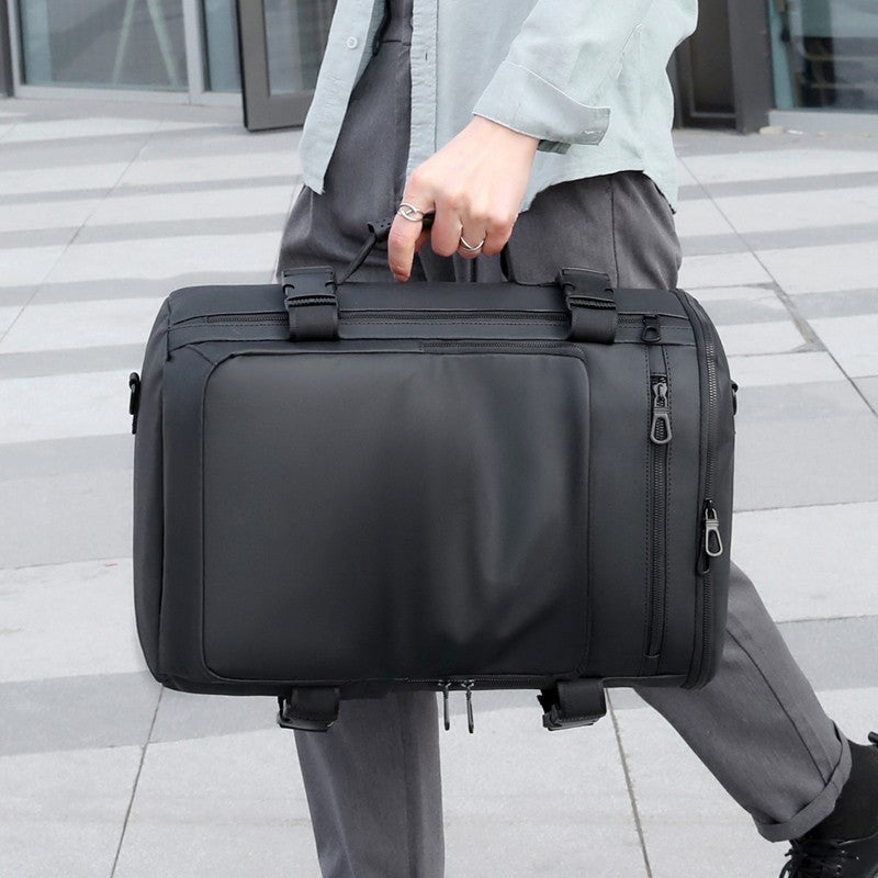 Men's Business Haversack Large Capacity Commuter Waterproof Backpacks