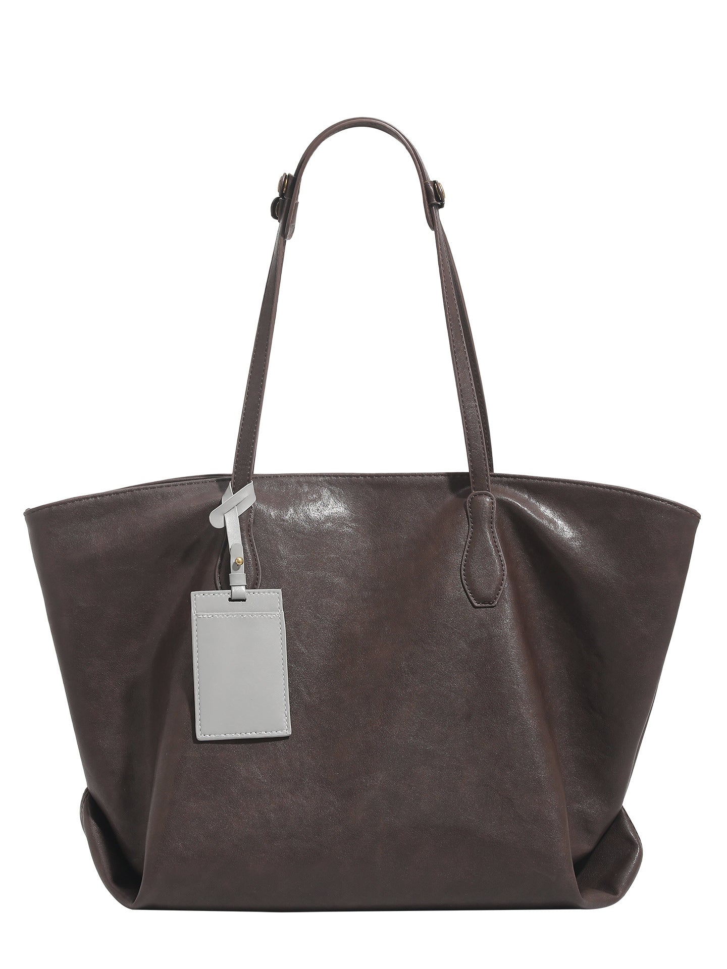 Leather With Female Large Capacity Korean Version Tote Bag