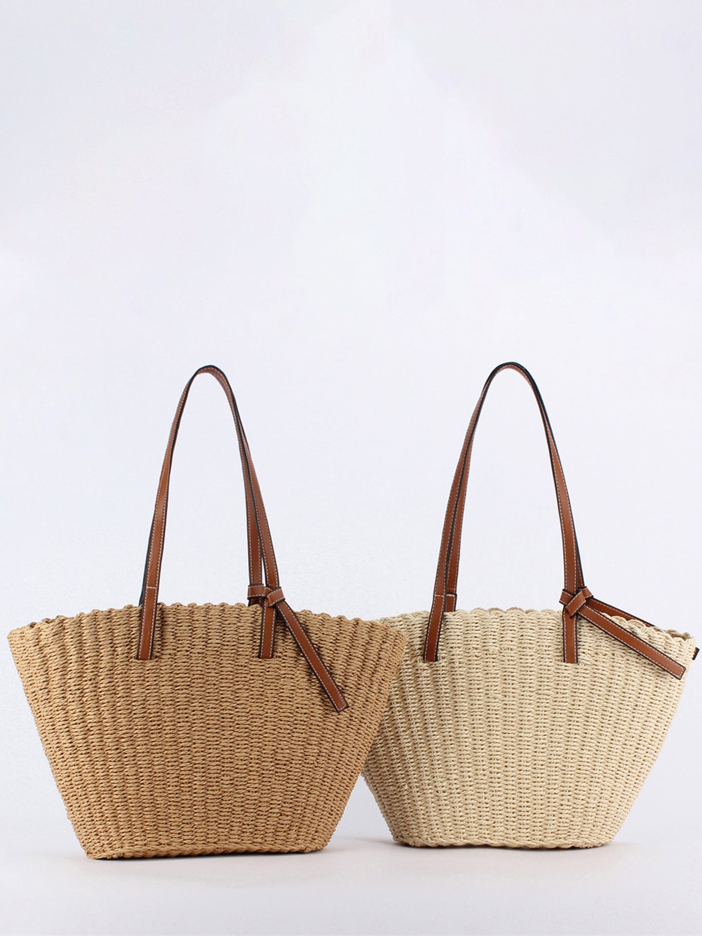 Retro Woven Fashion Beach Vacation Large Women's Shoulder Bag