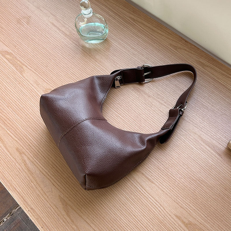 Women's Fashion Korean Style Dumpling Retro Portable Underarm Bag