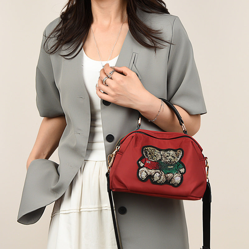 Casual Women's Cloth Fashion Simple Multifunctional Shoulder Bags