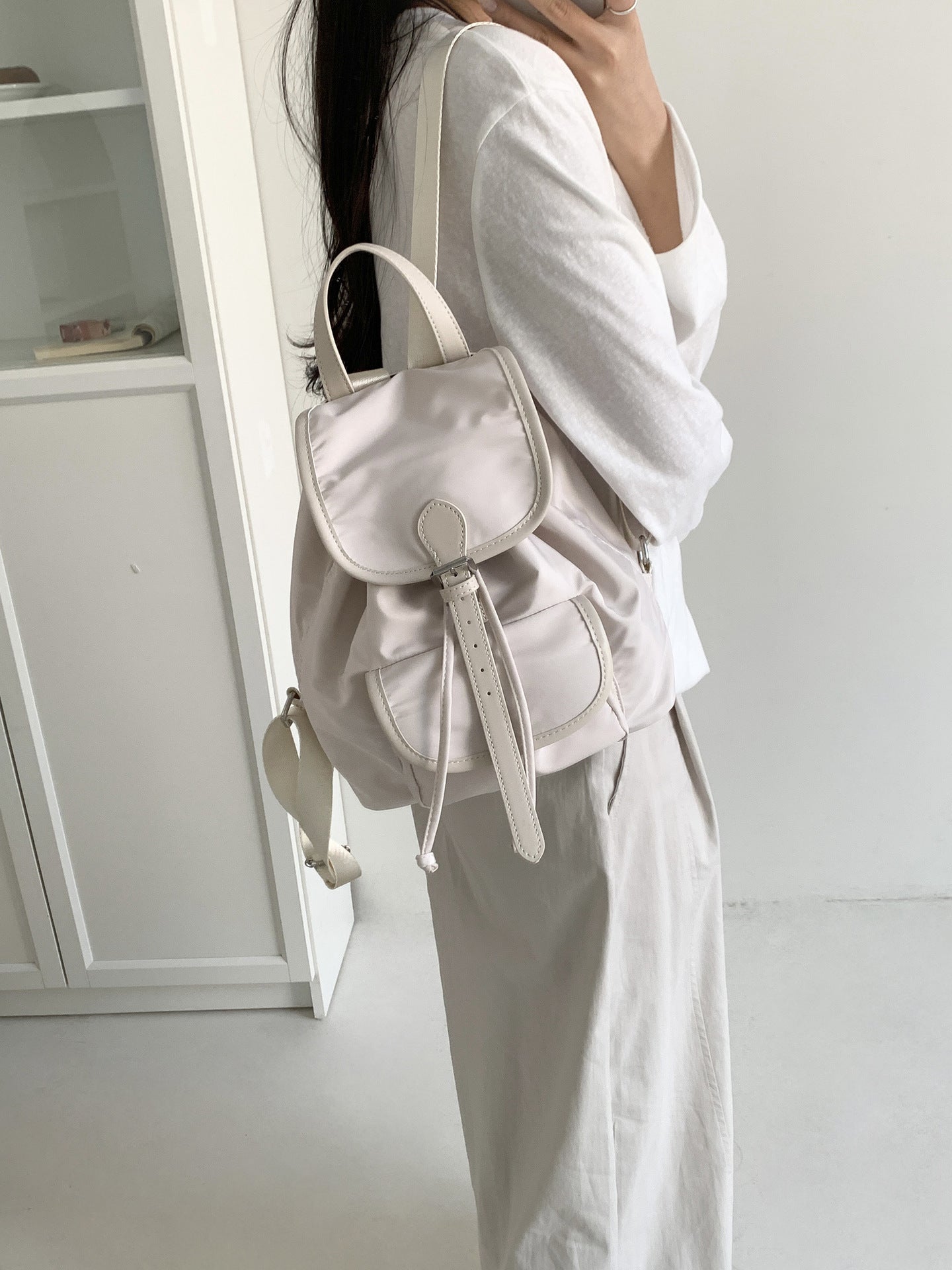 Women's Summer Nylon Korean Lightweight Simple Fashion Women's Backpack