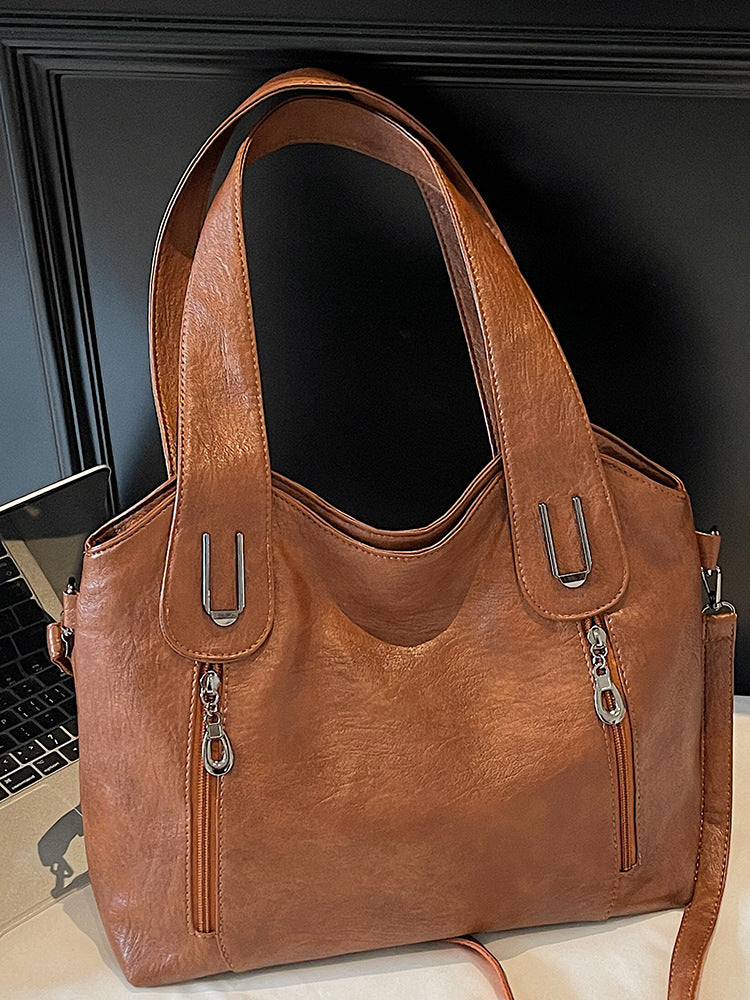 Women's Summer Fashion Large Capacity Totes Big Good-looking Shoulder Bags