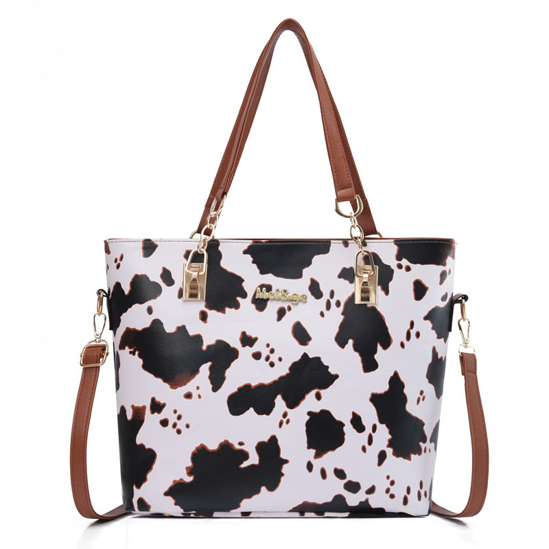 Women's Fashion Large Capacity Portable Printing Mother Women's Handbag