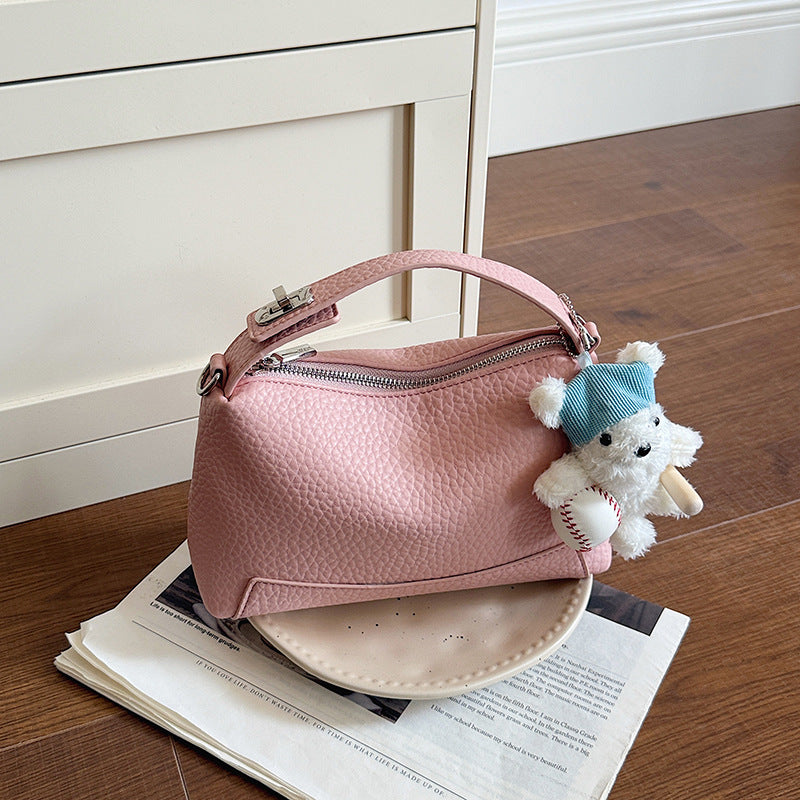 Women's Simple Lazy Exquisite Leather Korean Version For Women's Shoulder Bag