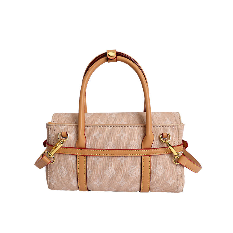 Retro Printed Letters Light Luxury Personalized Trend Women's Handbag