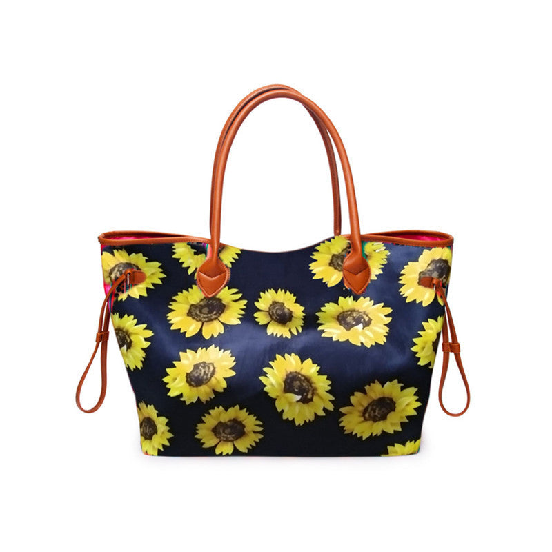 Unique Versatile Women's Long-term Christmas Sunflower Women's Handbag