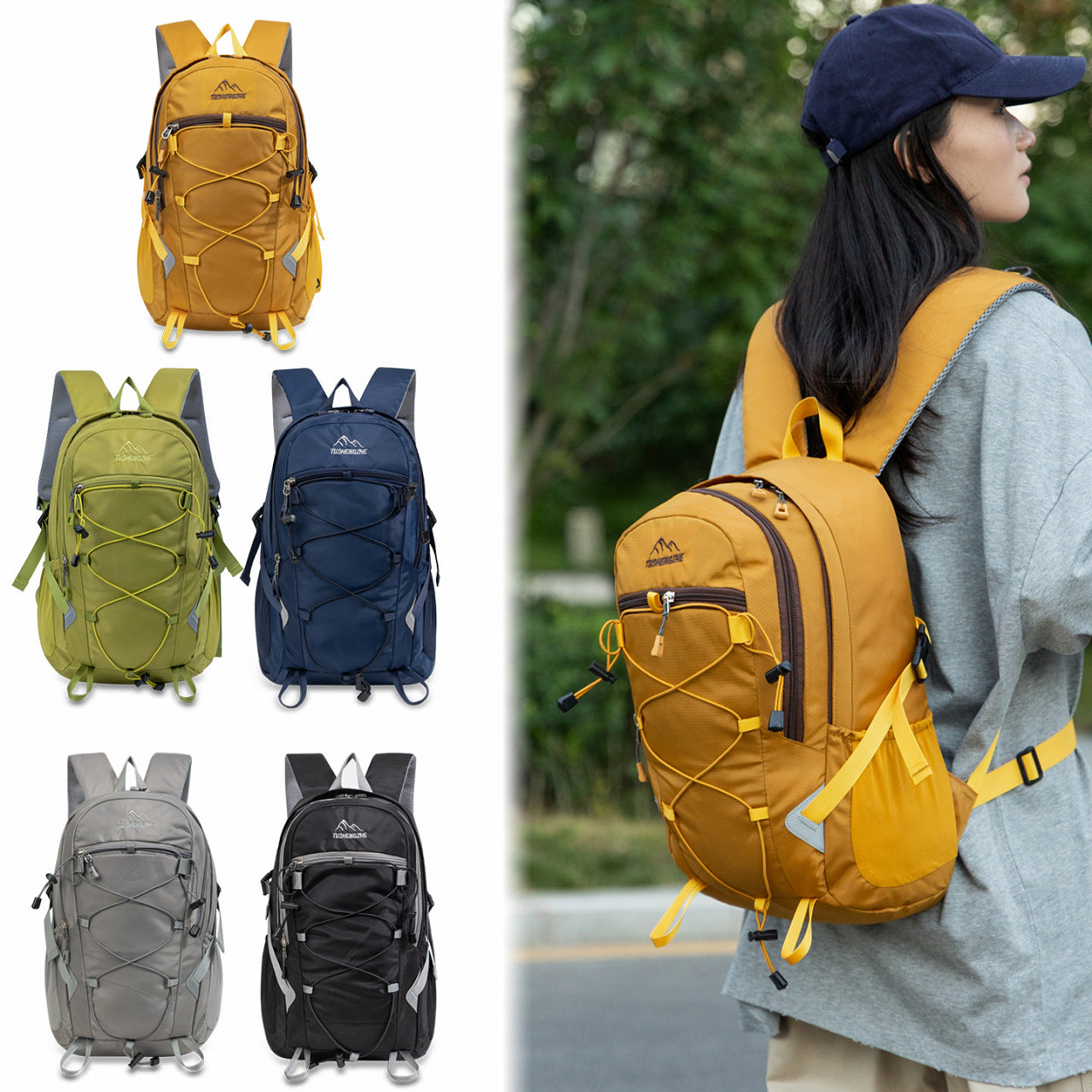 Women's & Men's Large Capacity Hiking Leisure Backpack