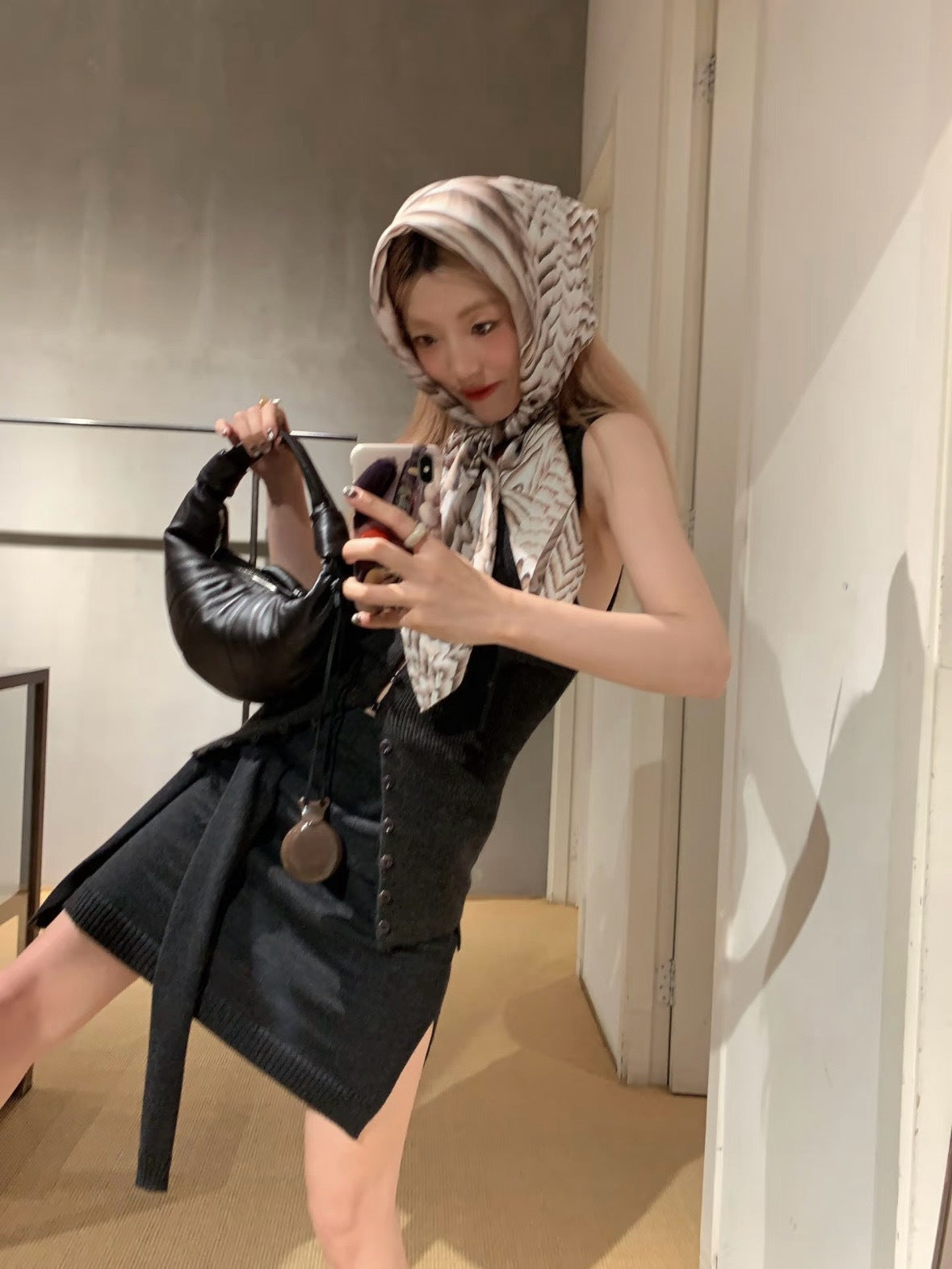 Commuter Style Sheepskin Can Be Praised Croissant Mini Women's Handbag