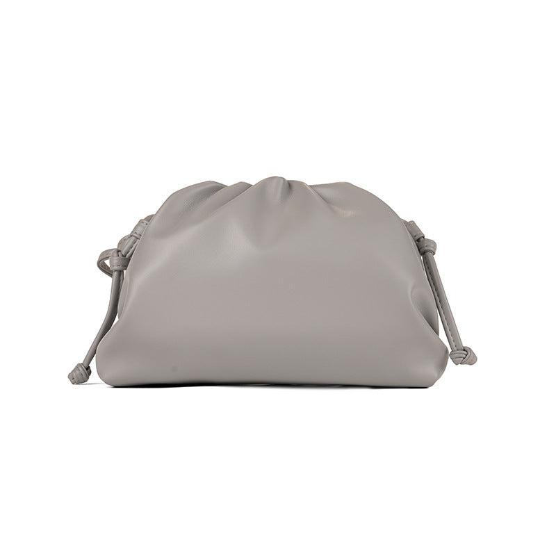 Women's Pleated Dumpling Commuter Solid Color Simple Bags