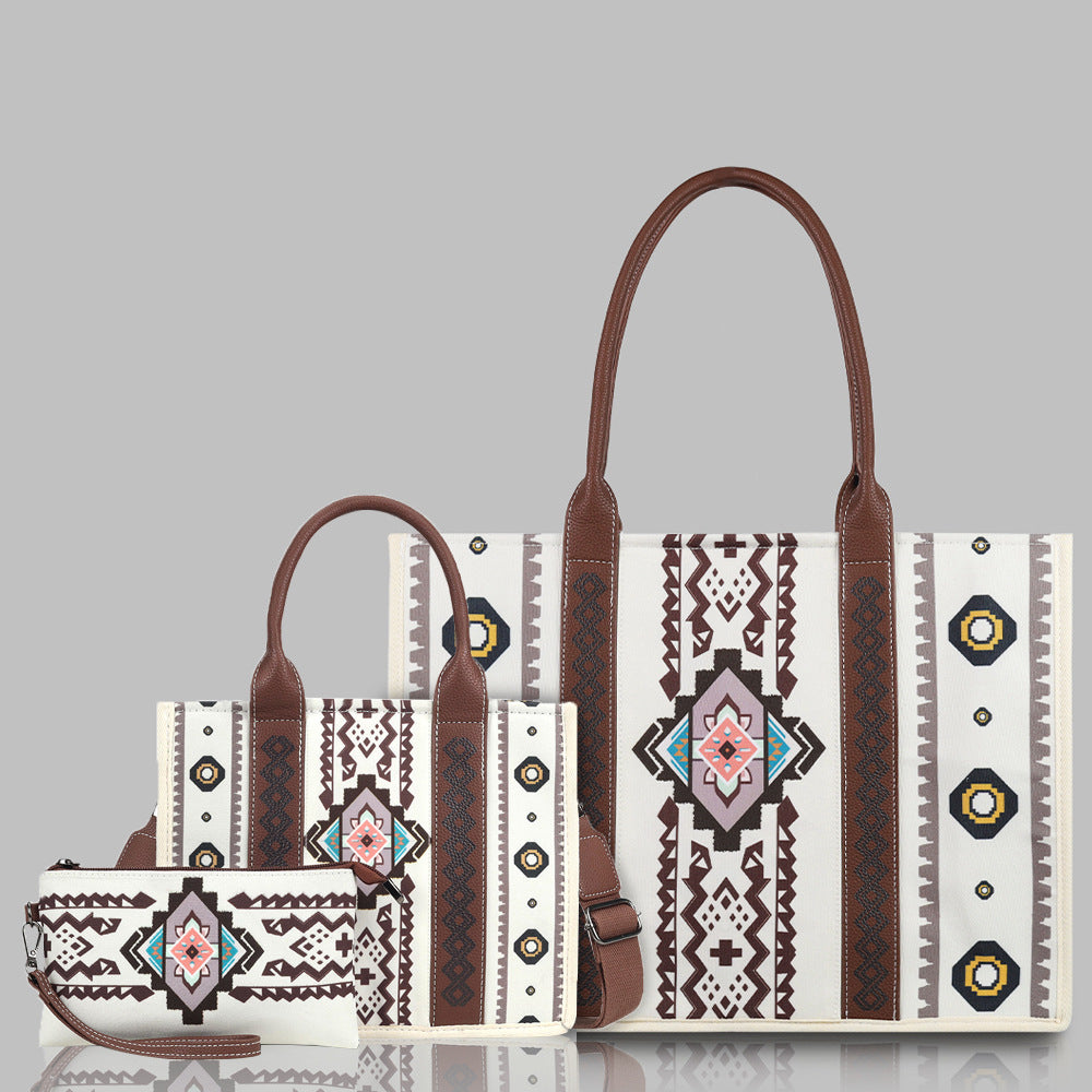 Women's Set Bohemian Canvas Large Capacity Combination Bags