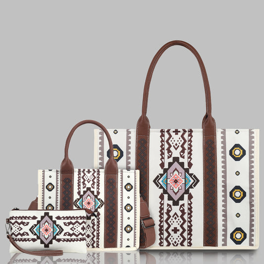 Women's Set Bohemian Canvas Large Capacity Combination Bags
