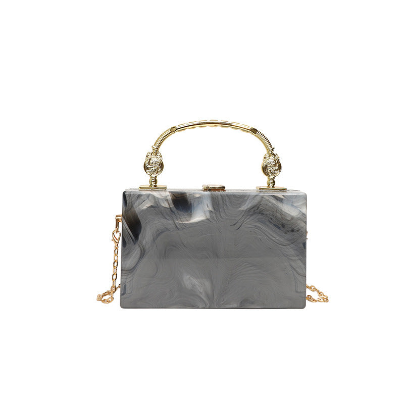 Women's Acrylic Box Fashion Candy Color Dinner Women's Shoulder Bag
