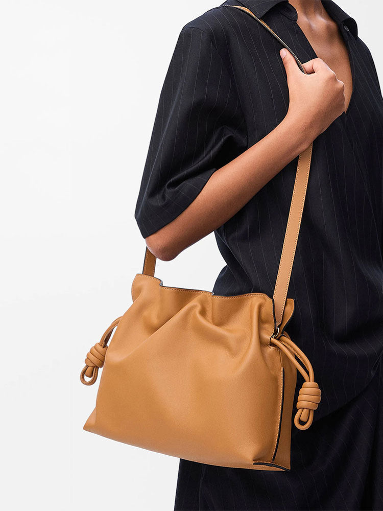 Women's Soft Leather Cloud Fashion High Sense Simple Bags