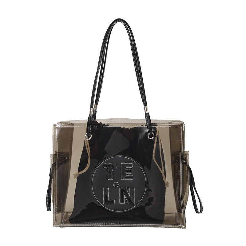 Women's Trend Canvas Large Capacity Fashionable Simple Women's Shoulder Bag