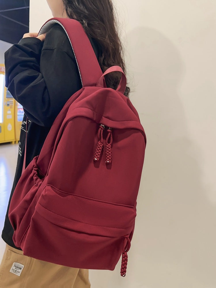Men's Large Capacity Junior Minimalist Design Niche Leisure Backpack