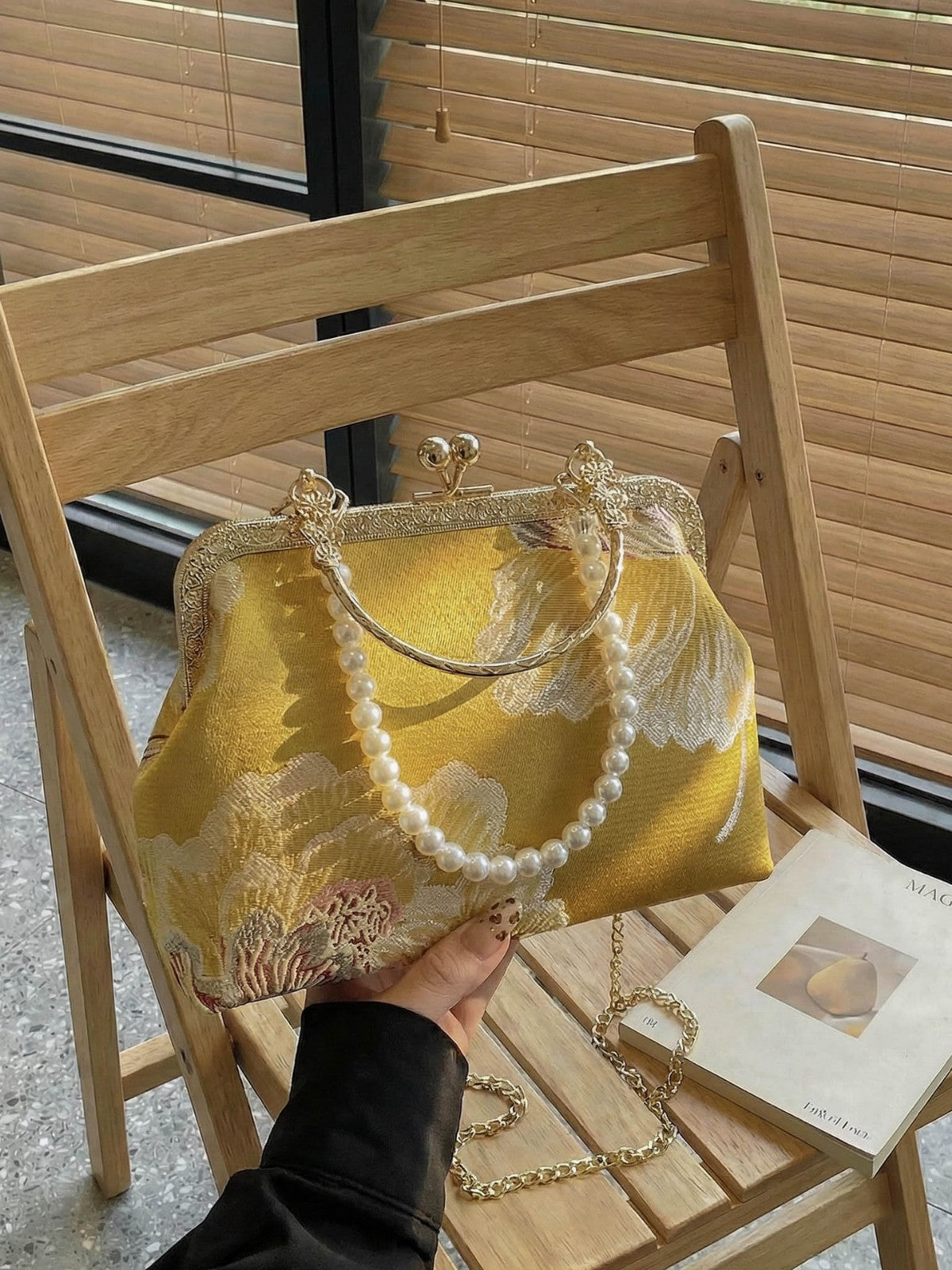 Women's Cheongsam Chinese Style Embroidery Portable Fashion Women's Shoulder Bag