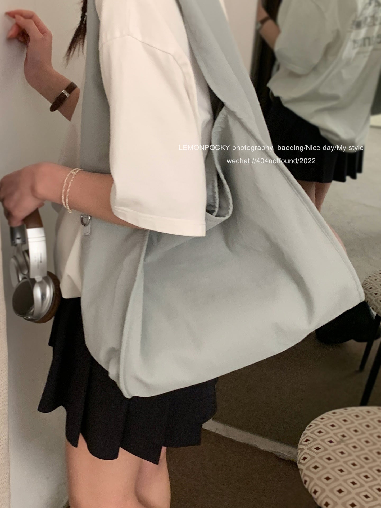 Canvas Korean Style Idle Underarm Simple Tote Bag