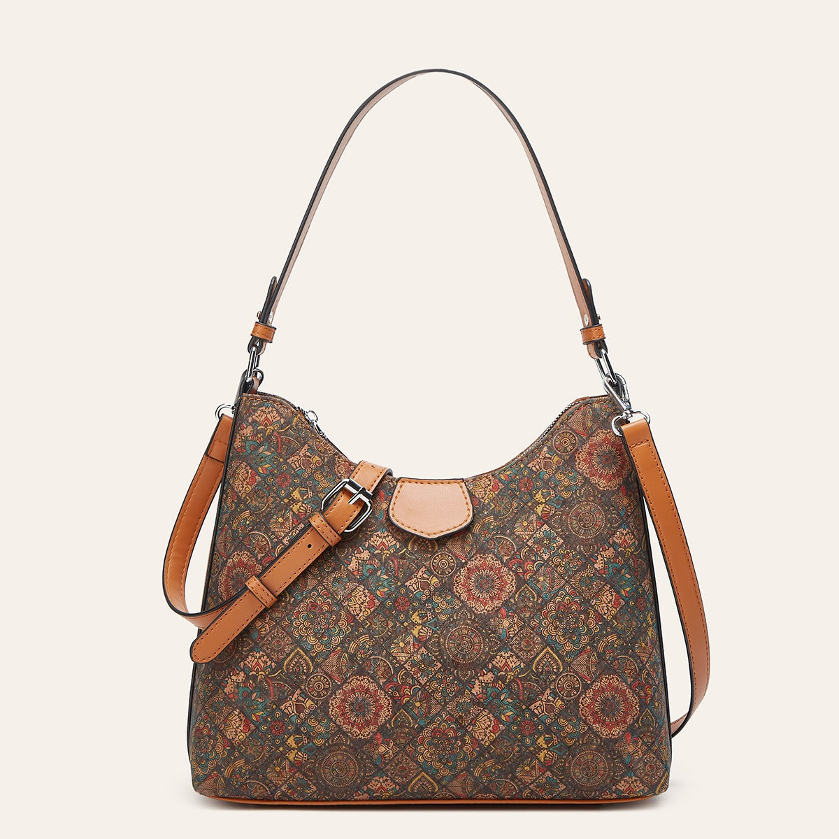 Retro Ethnic Style Cork Tree Leather Bags