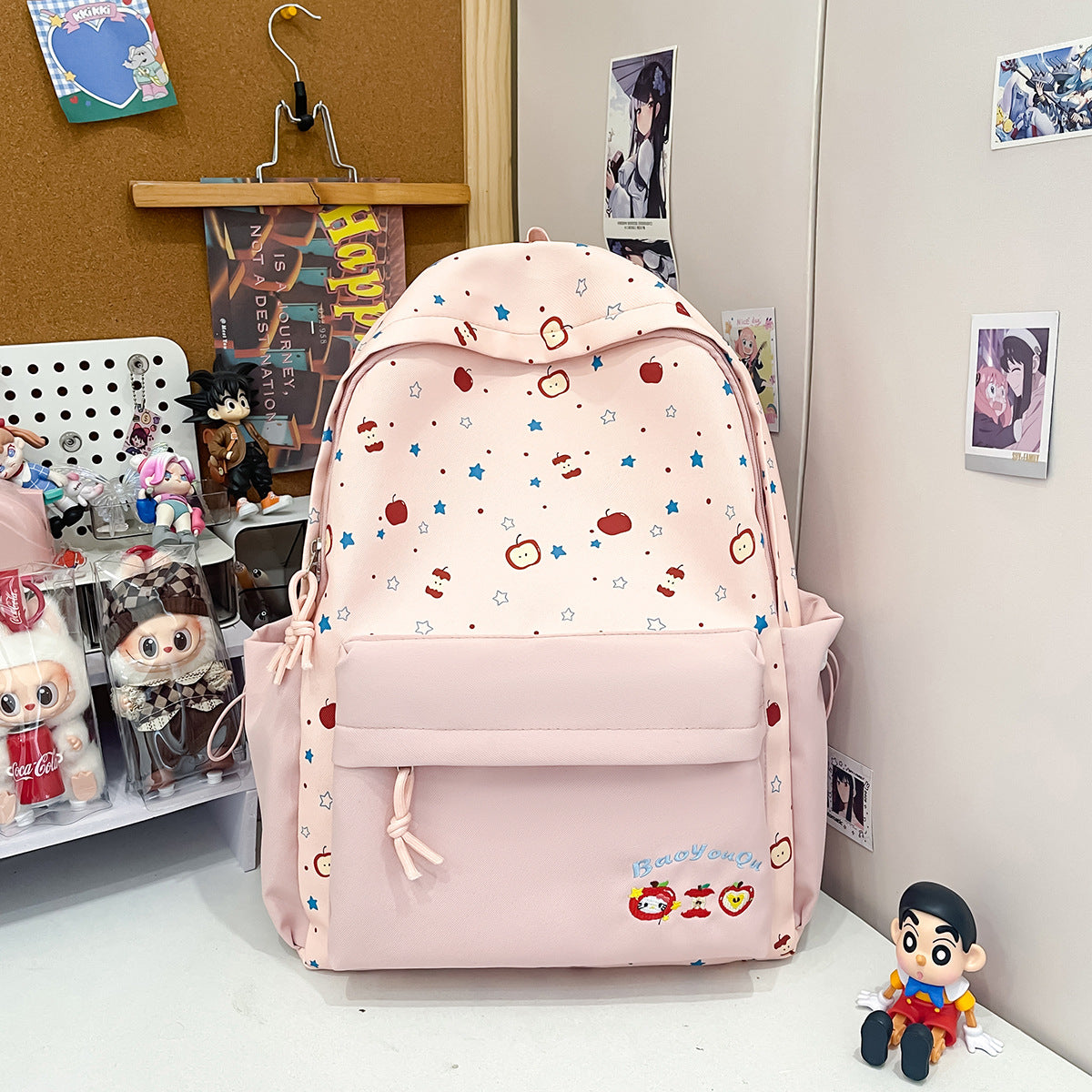 Style Good-looking Primary Secondary Lightweight Fresh Sweet Leisure Backpack