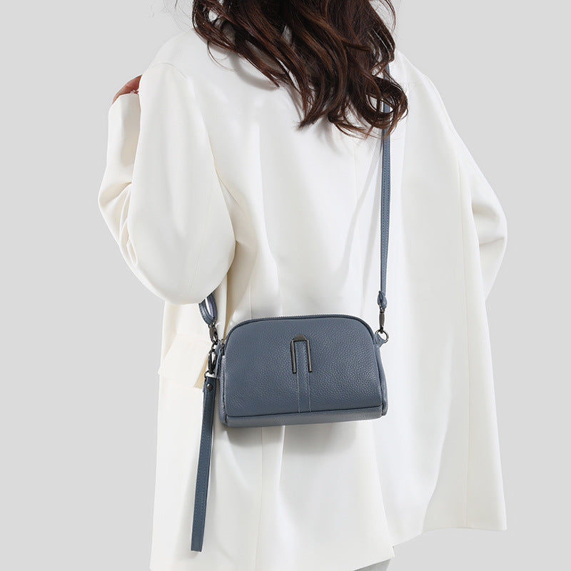 Women's Genuine Leather First Layer Cowhide Mobile Women's Messenger Bag