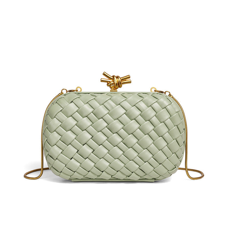 Woven Chain Fashion For Dinner Clutch Women's Shoulder Bag
