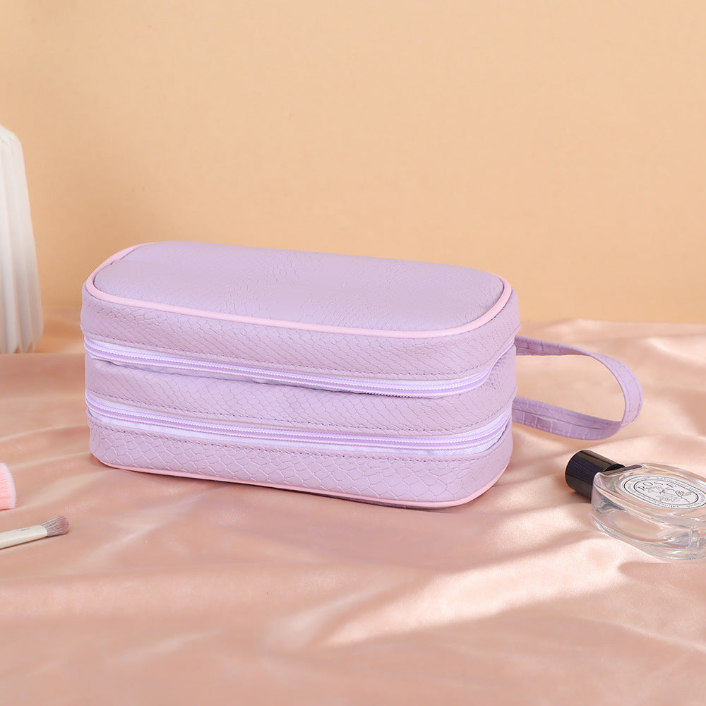Women's Portable Hand-held Make-up Large Capacity Cosmetics Bags
