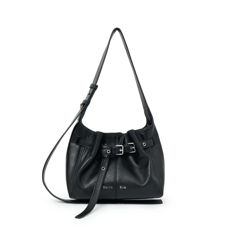 Versatile Pleating Large Capacity Motorcycle Commuter Bucket Bag
