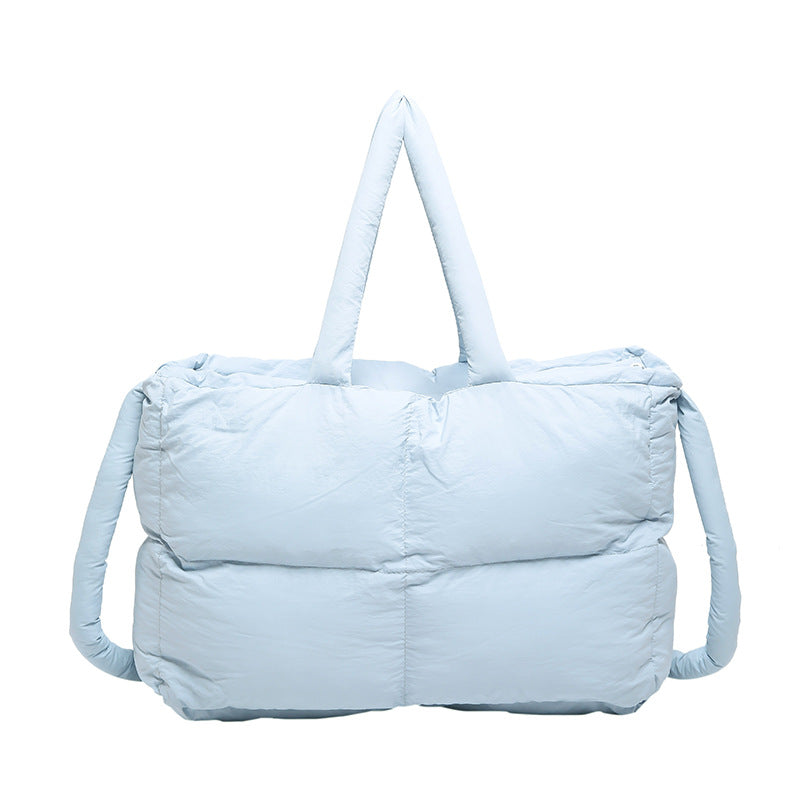 Down Cotton Coat Portable Underarm Large Capacity Fashion Tote Bags