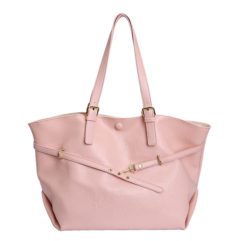 Women's Summer Commuter Retro Large Capacity College Shoulder Bags