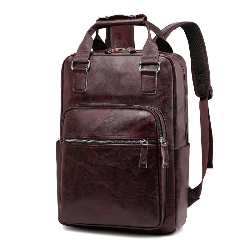 Men's Waterproof Commuter Inch Computer Large Capacity Leisure Backpack