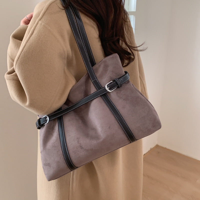 Women's Commuter Trendy Minority Large Capacity Daily Shoulder Bags