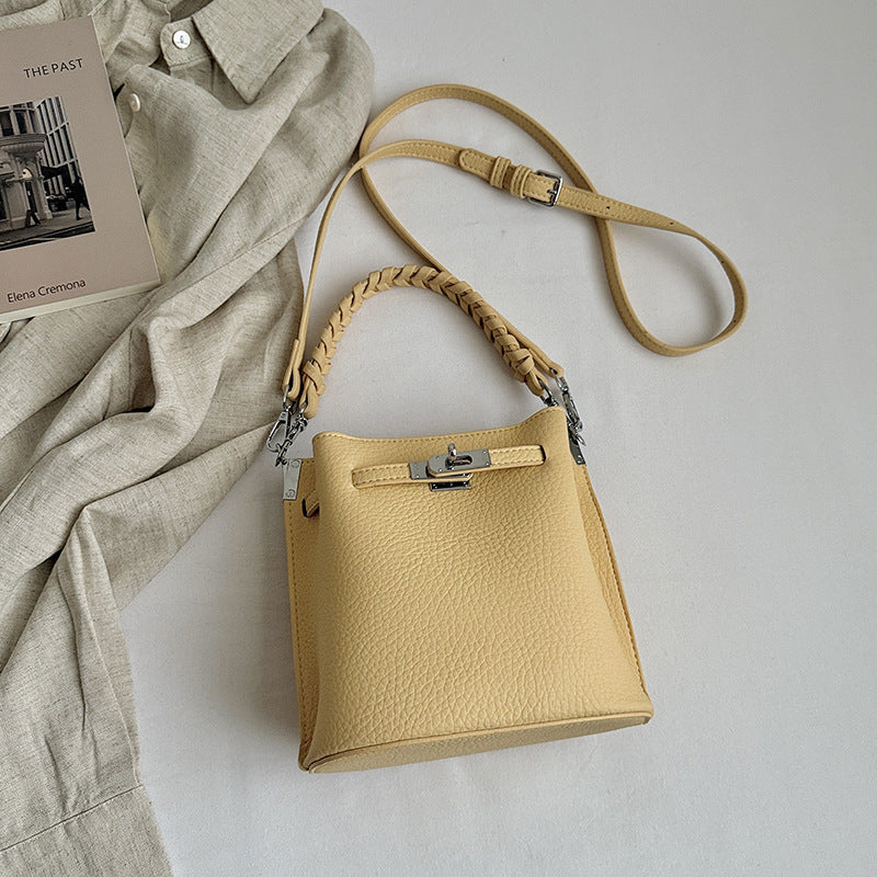 Women's Fashion Fresh Western Style Good-looking Portable Bucket Bags