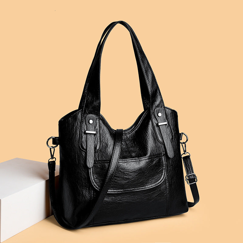 Winter Large Capacity Portable Trendy Soft Women's Shoulder Bag