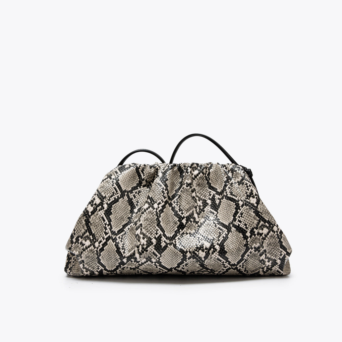 Beautiful Unique Women's Snakeskin Pattern Clip Women's Shoulder Bag
