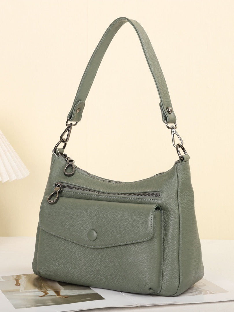 Women's Genuine Leather First Layer Cowhide Large Capacity Bags