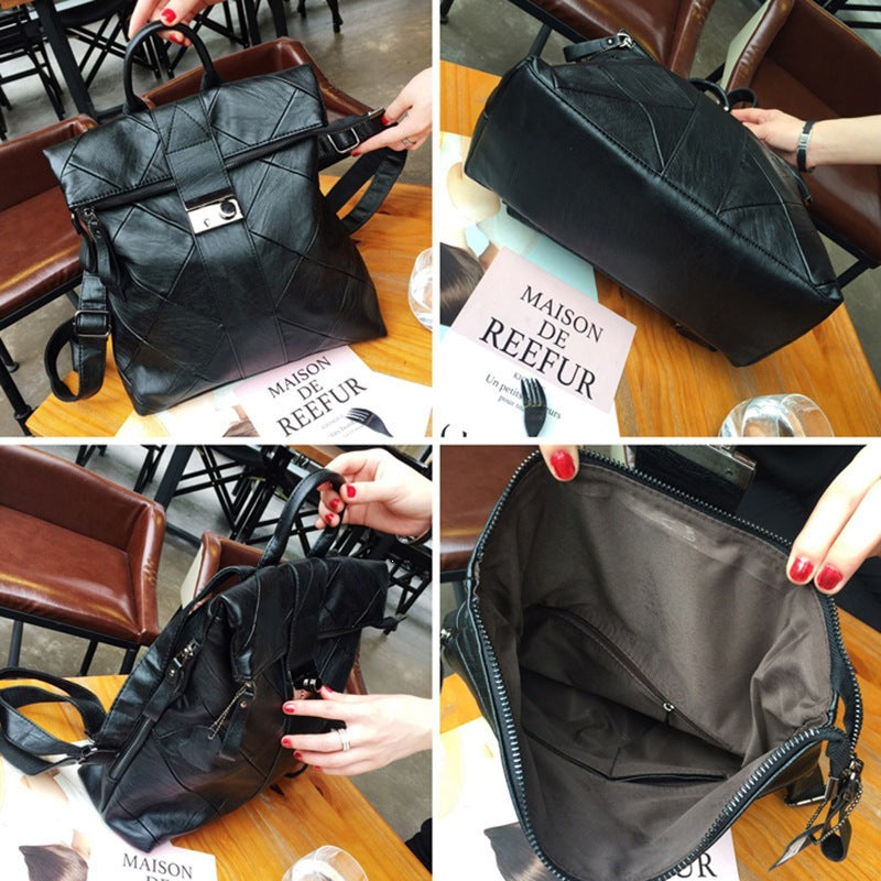 Female Lightweight Large Capacity Versatile Genuine Bags