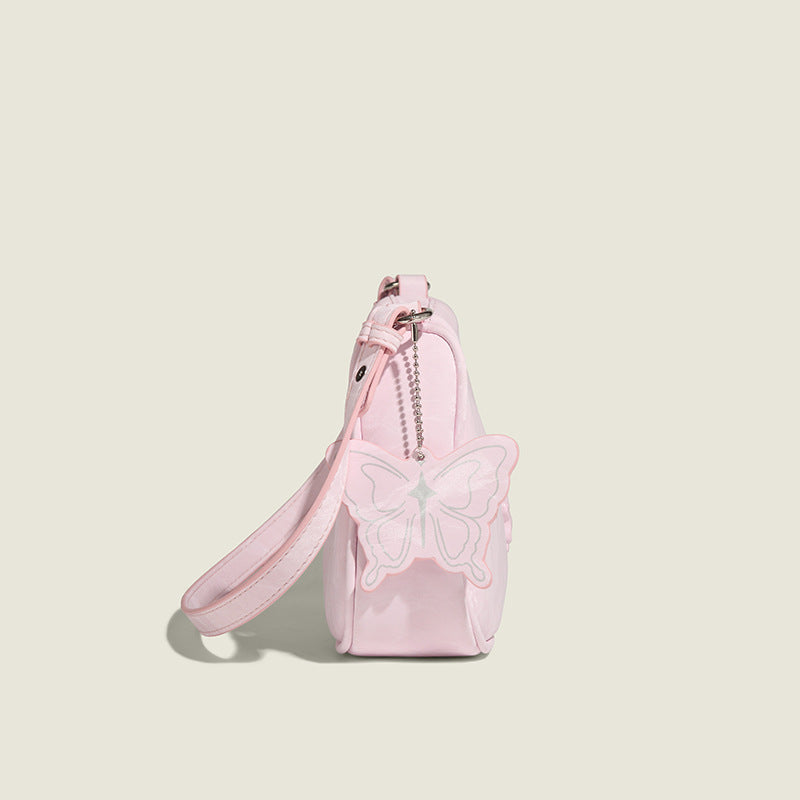 Female Simple Butterfly Lady Pure Desire Sweetheart Commuter Chinese Underarm Bag