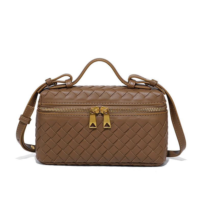 Women's Lunch Box Woven Retro Easy Matching Portable Women's Handbag