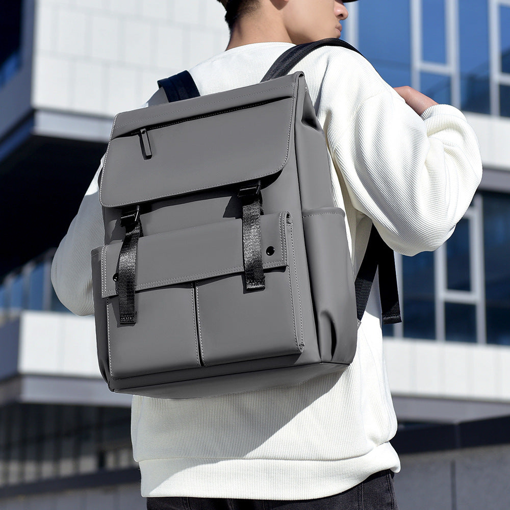 Men's Large Capacity Flip Korean Computer Lightweight Backpacks